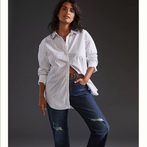 Anthropologie Tops - Anthropologie Maeve Button Down